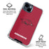 University of Arkansas-Fayetteville Razorbacks Red Logo iPhone 15 Clear Case